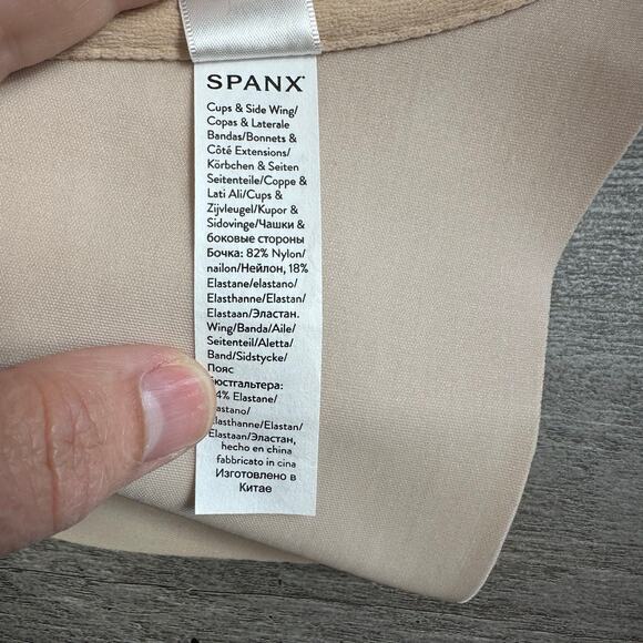 NWT Spanx Up for Anything Strapless Bra 40C with straps Beige - Picture 4 of 6